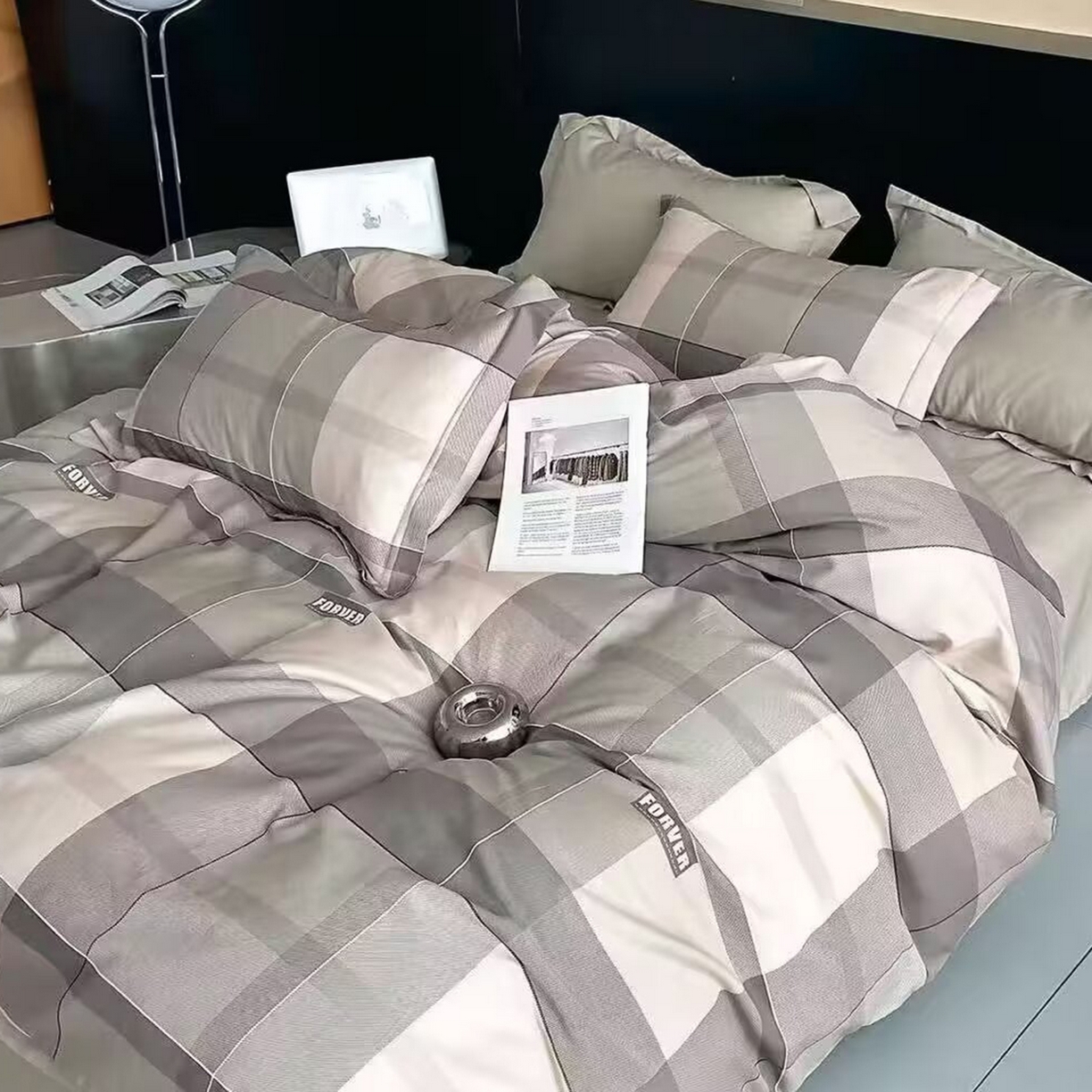 91家纺网 家纺一手货源 找家纺 （总）未来家居 2025新款长绒棉四件套UML13370