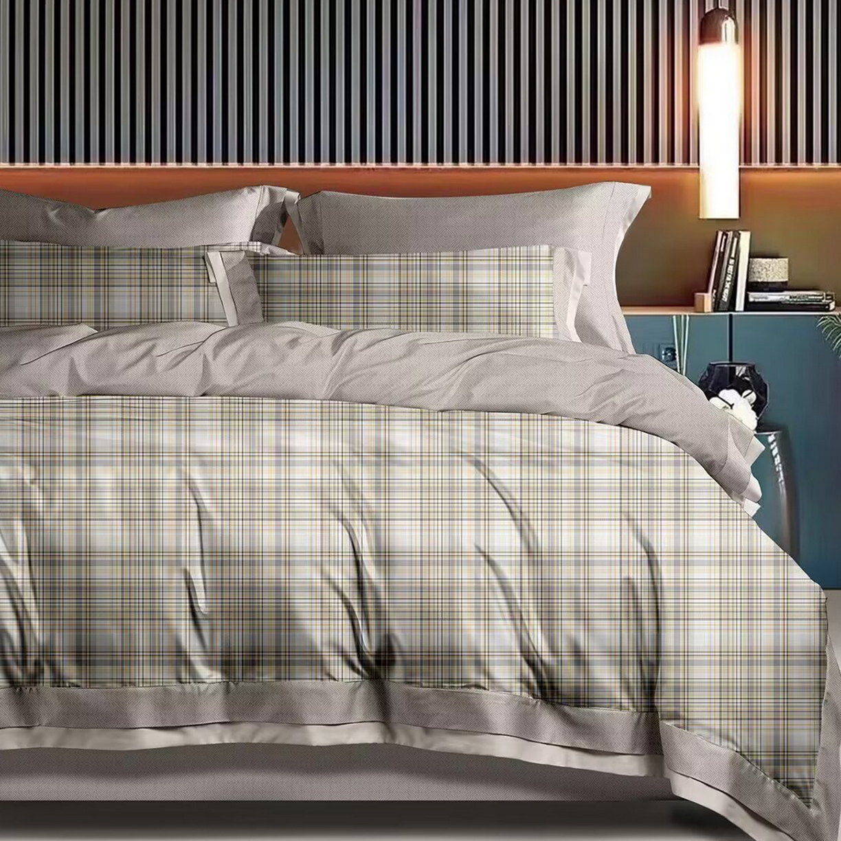 91家纺网 家纺一手货源 找家纺 （总）未来家居 2025新款长绒棉四件套UML13370