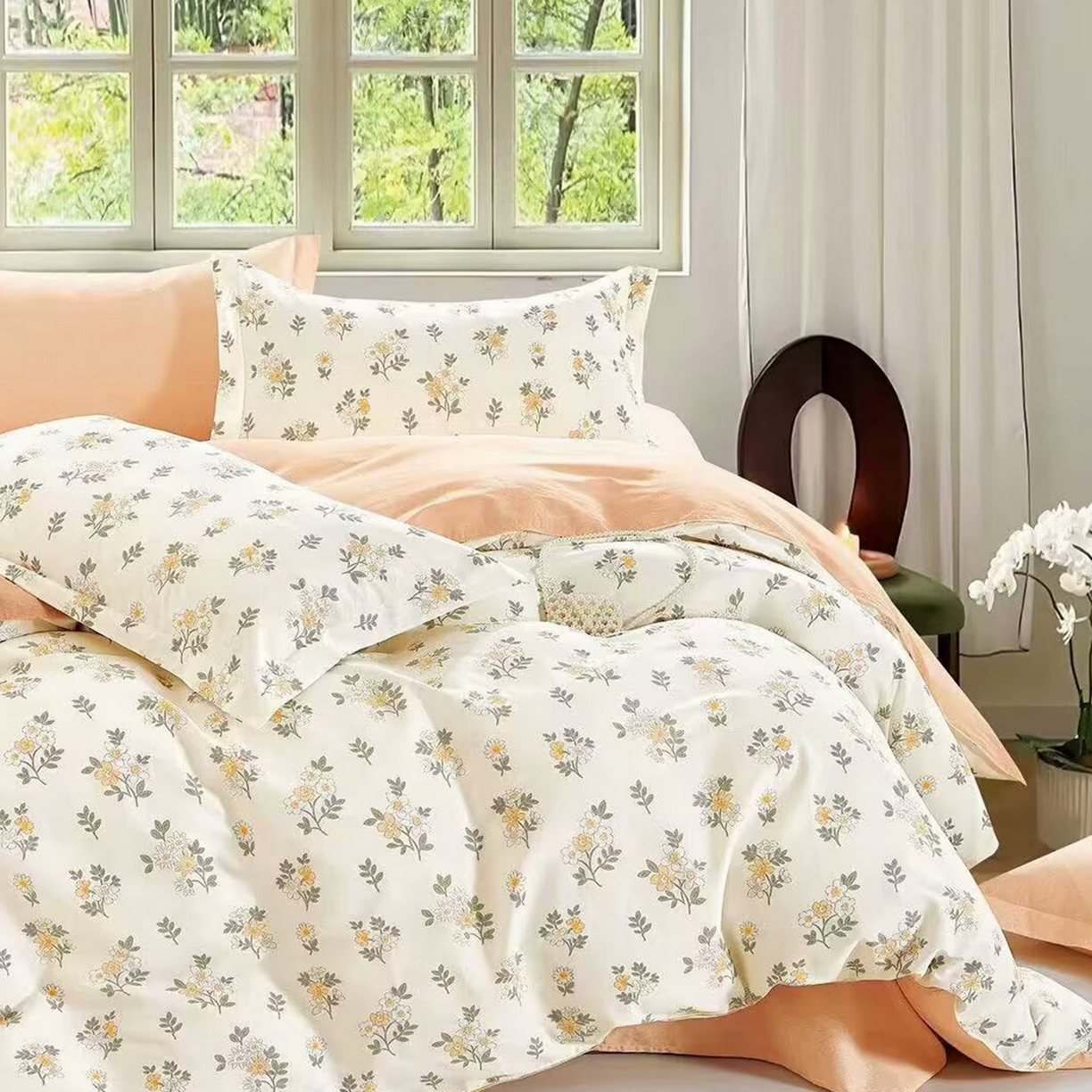 91家纺网 家纺一手货源 找家纺 （总）未来家居 2025新款长绒棉四件套UML13370