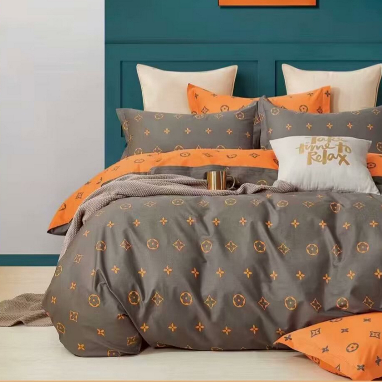 91家纺网 家纺一手货源 找家纺 （总）未来家居 2025新款长绒棉四件套UML13370