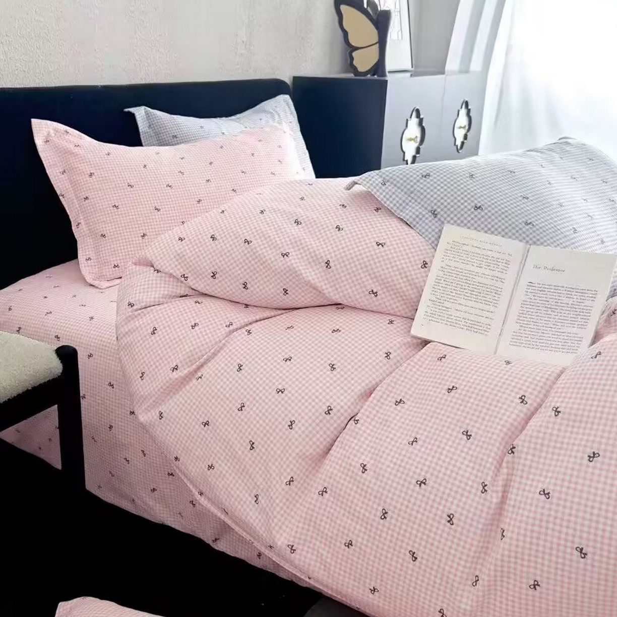 91家纺网 家纺一手货源 找家纺 （总）未来家居 2025新款长绒棉四件套UML13370