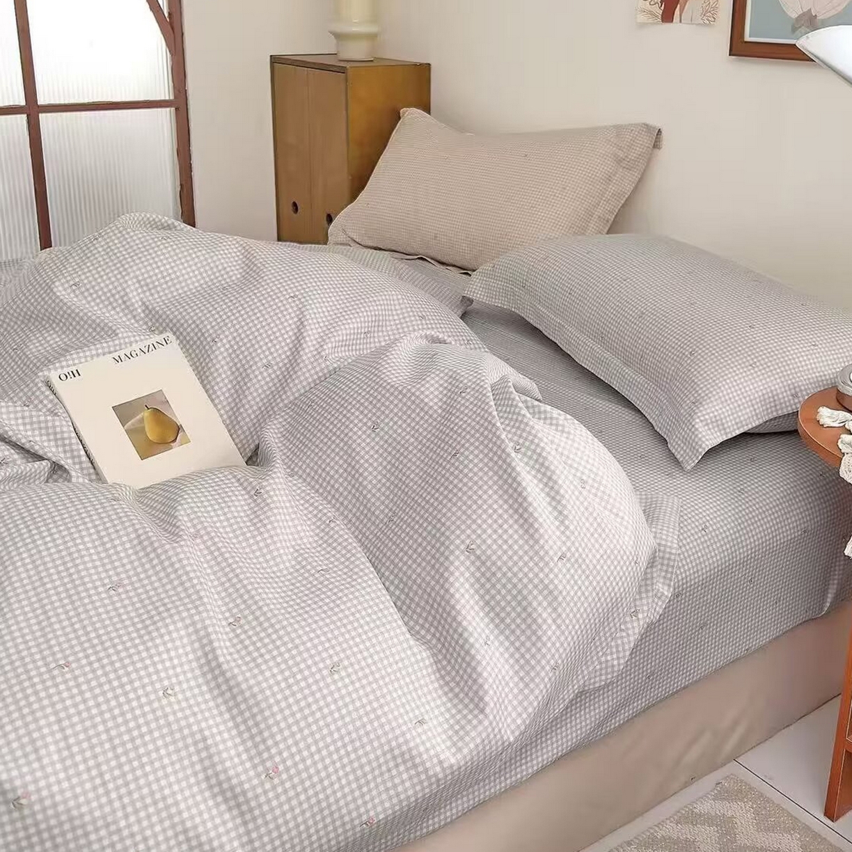 91家纺网 家纺一手货源 找家纺 （总）未来家居 2025新款长绒棉四件套UML13370