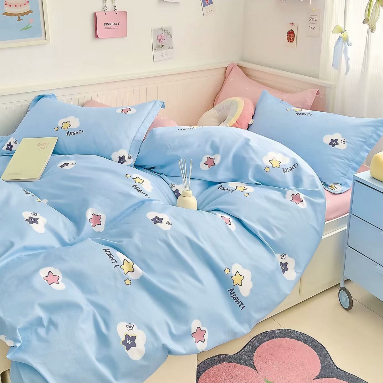 91家纺网 家纺一手货源 找家纺 （总）未来家居 2025新款长绒棉四件套UML13370