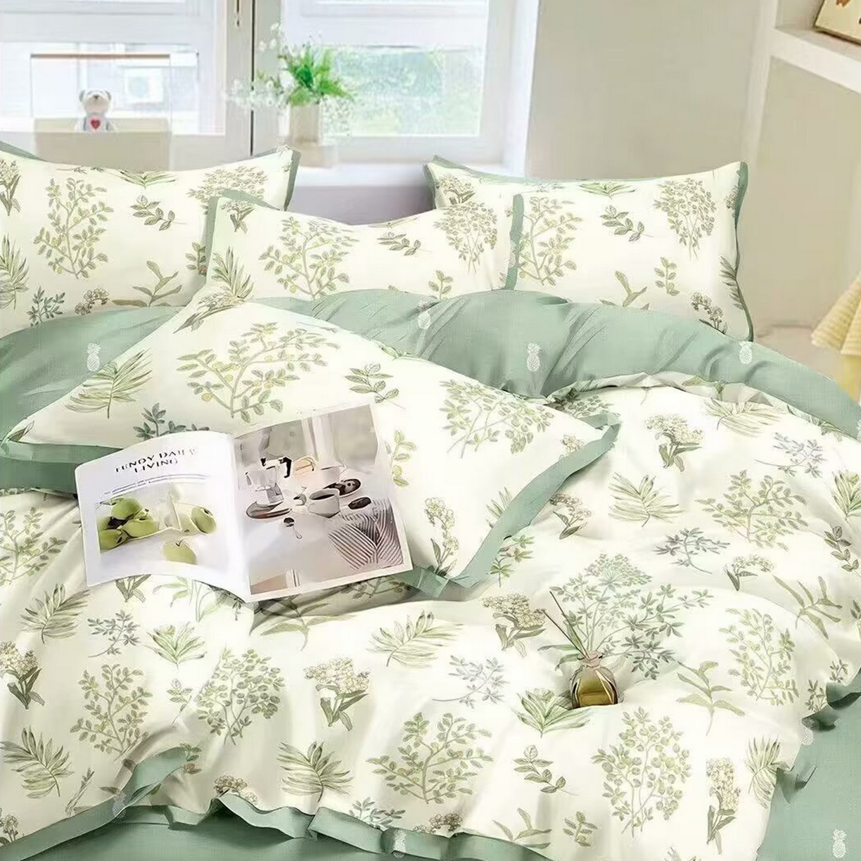 91家纺网 家纺一手货源 找家纺 （总）未来家居 2025新款长绒棉四件套UML13370