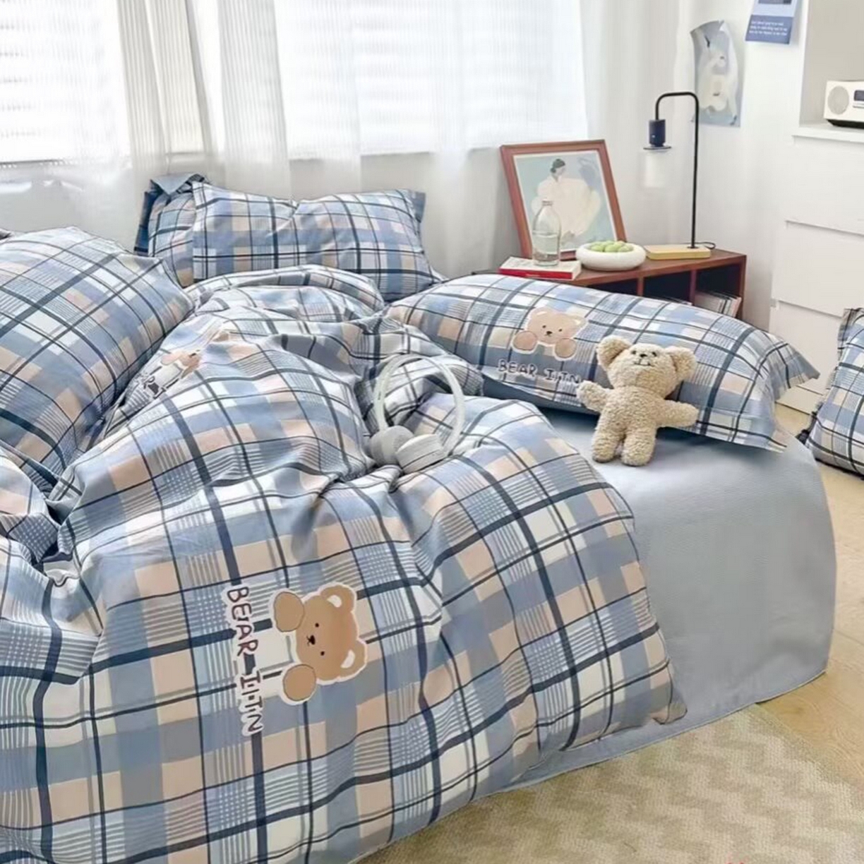 91家纺网 家纺一手货源 找家纺 （总）未来家居 2025新款长绒棉四件套UML13370