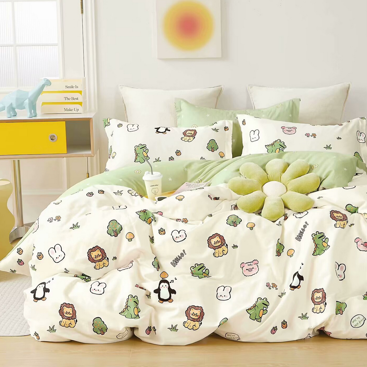 91家纺网 家纺一手货源 找家纺 （总）未来家居 2025新款长绒棉四件套UML13370