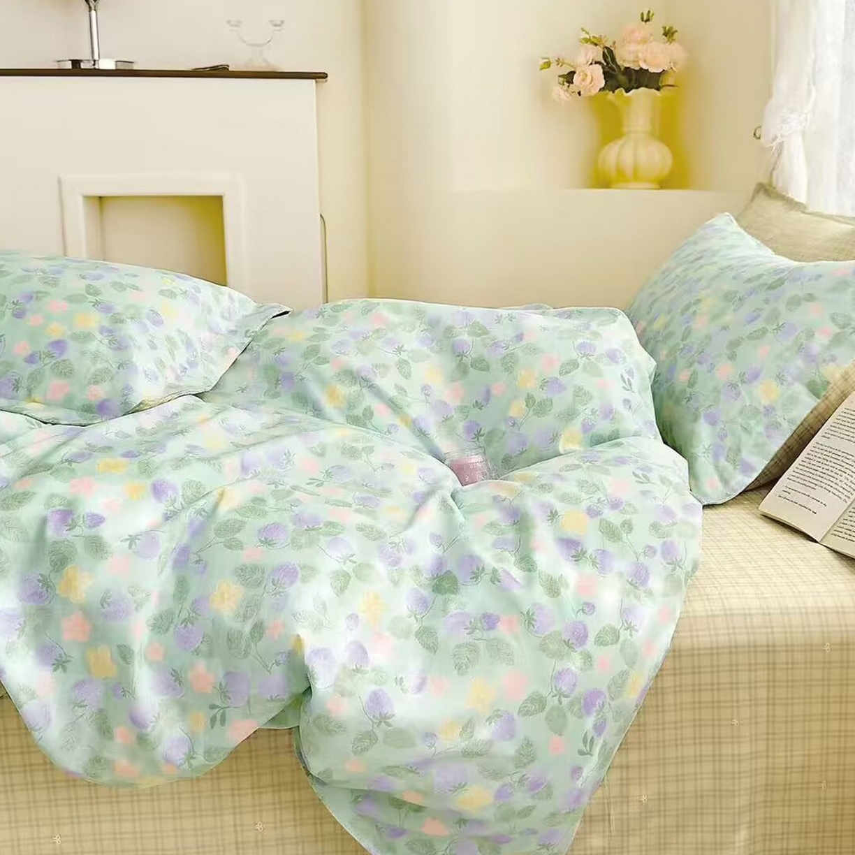 91家纺网 家纺一手货源 找家纺 （总）未来家居 2025新款长绒棉四件套UML13370