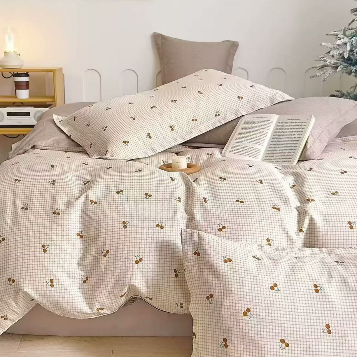 91家纺网 家纺一手货源 找家纺 （总）未来家居 2025新款长绒棉四件套UML13370