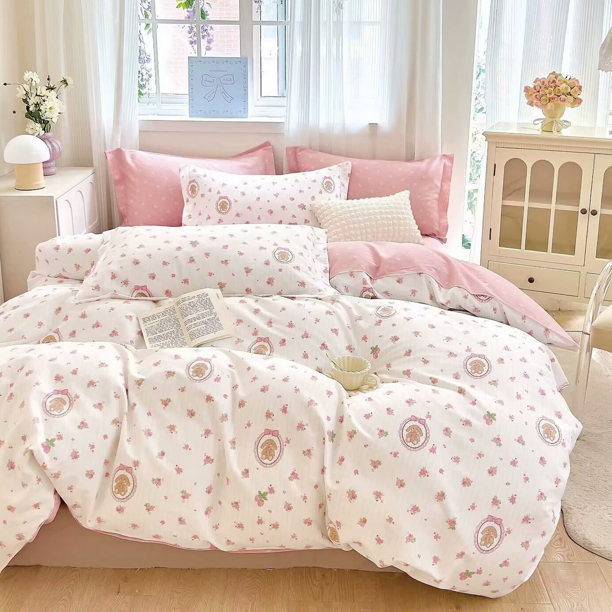 91家纺网 家纺一手货源 找家纺 （总）未来家居 2025新款长绒棉四件套UML13370