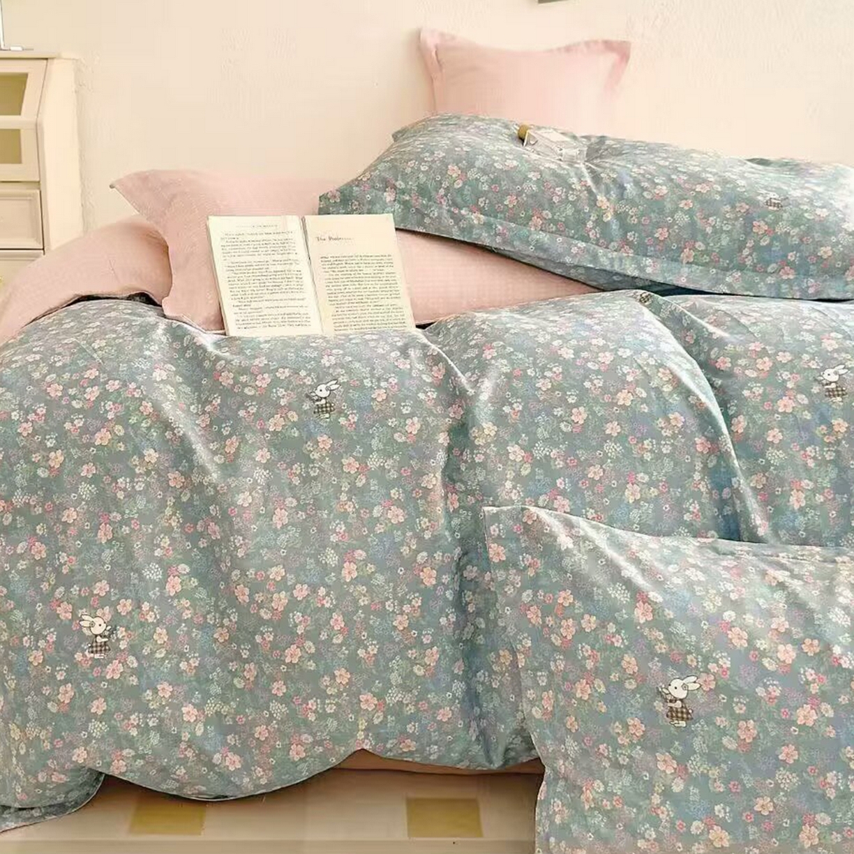 91家纺网 家纺一手货源 找家纺 （总）未来家居 2025新款长绒棉四件套UML13370