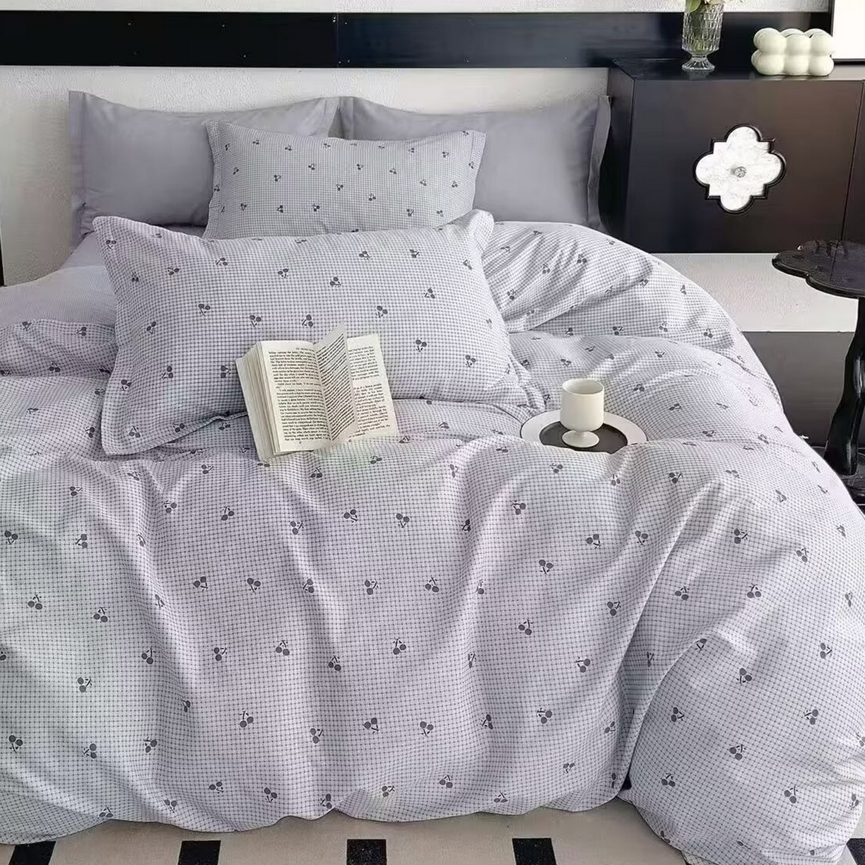 91家纺网 家纺一手货源 找家纺 （总）未来家居 2025新款长绒棉四件套UML13370