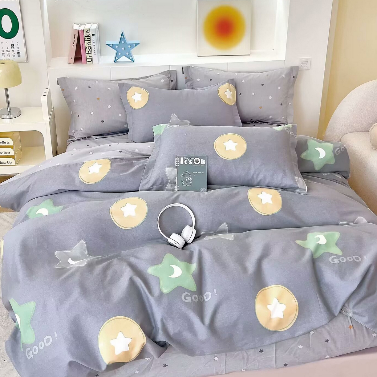 91家纺网 家纺一手货源 找家纺 （总）未来家居 2025新款长绒棉四件套UML13370