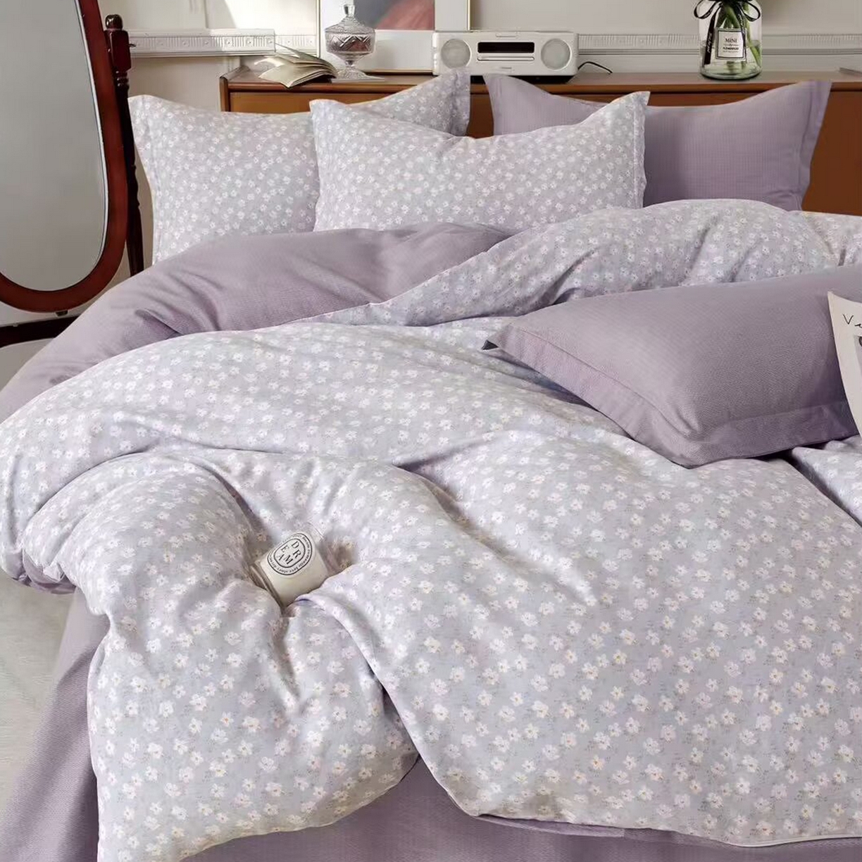 91家纺网 家纺一手货源 找家纺 （总）未来家居 2025新款长绒棉四件套UML13370