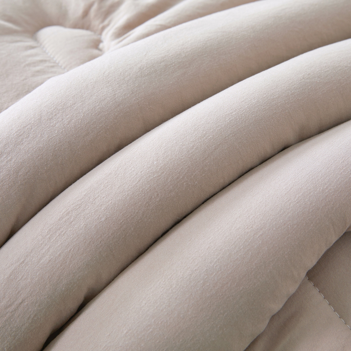 91家纺网 家纺一手货源 找家纺 思雅庭 2025新款原棉水洗棉新疆棉花被被子被芯 卡其