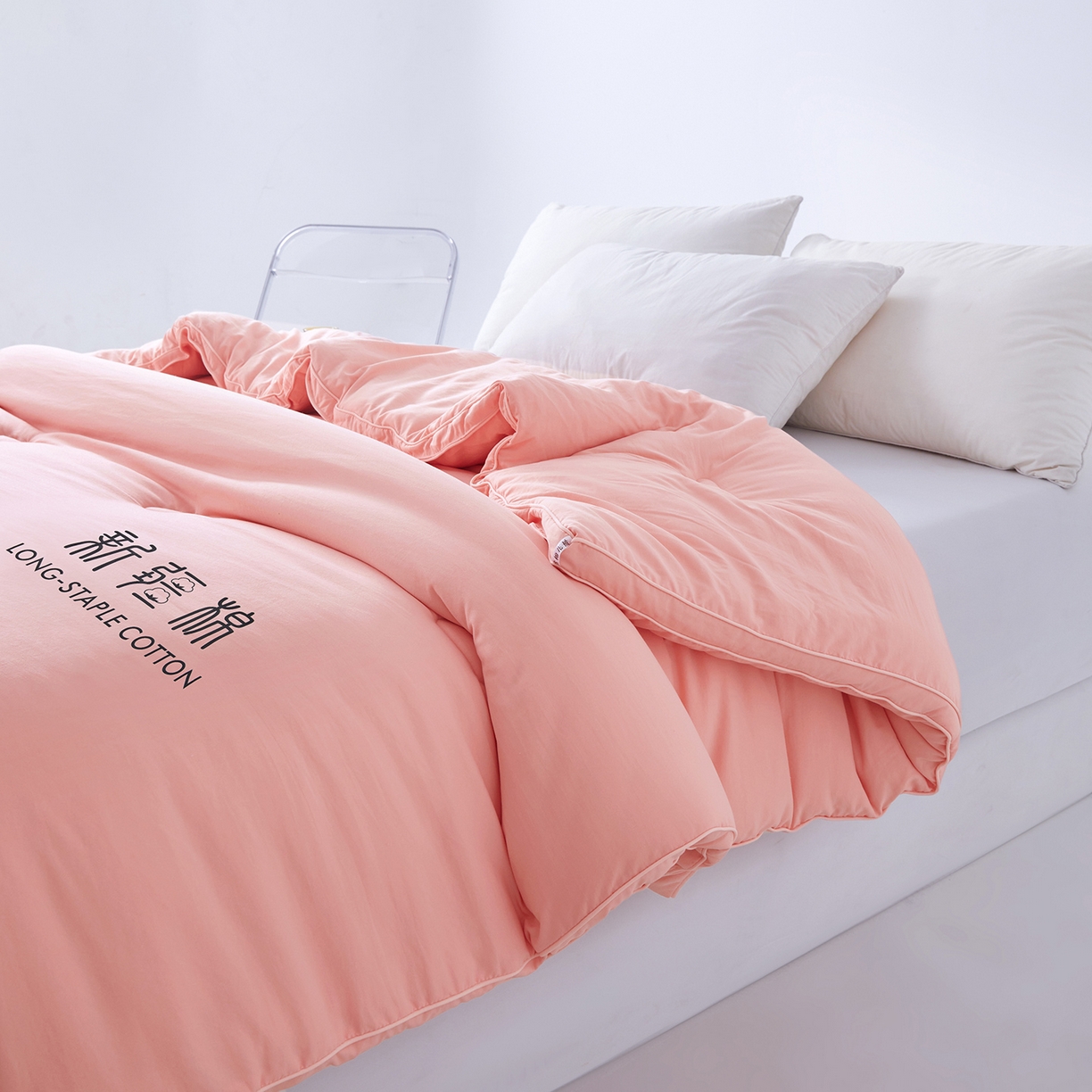 91家纺网 家纺一手货源 找家纺 思雅庭 2025新款原棉水洗棉新疆棉花被被子被芯 柔玉