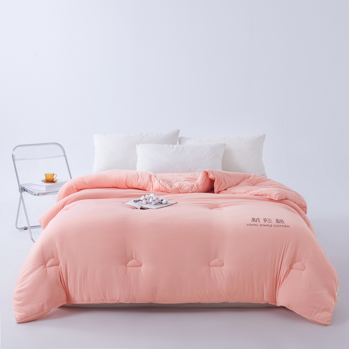 91家纺网 家纺一手货源 找家纺 思雅庭 2025新款原棉水洗棉新疆棉花被被子被芯 柔玉