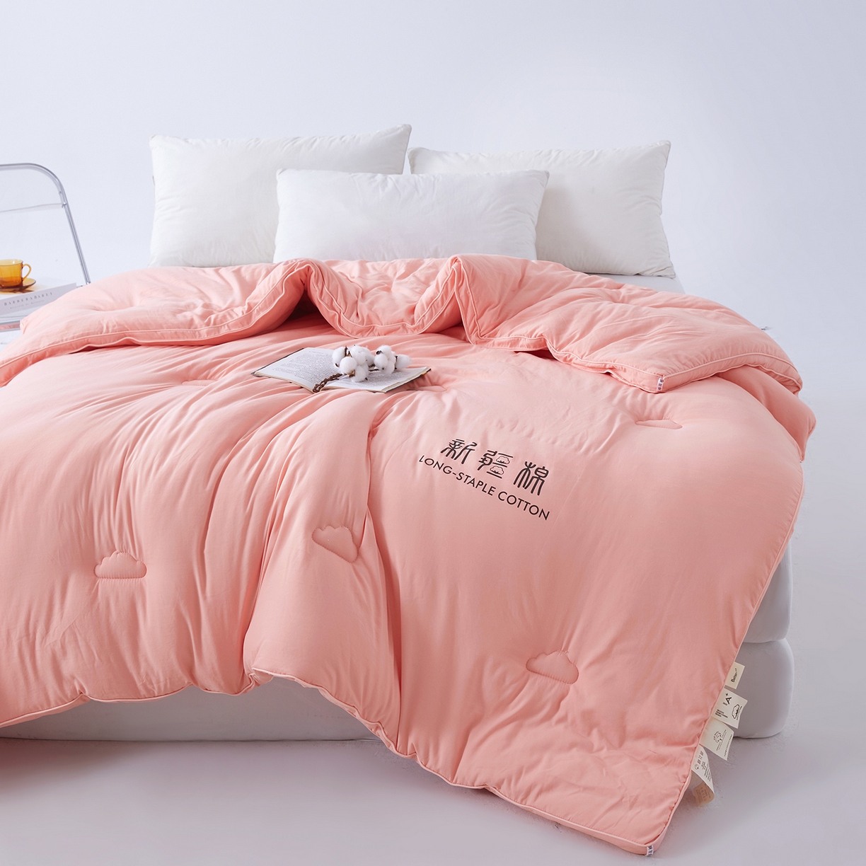 91家纺网 家纺一手货源 找家纺 思雅庭 2025新款原棉水洗棉新疆棉花被被子被芯 柔玉