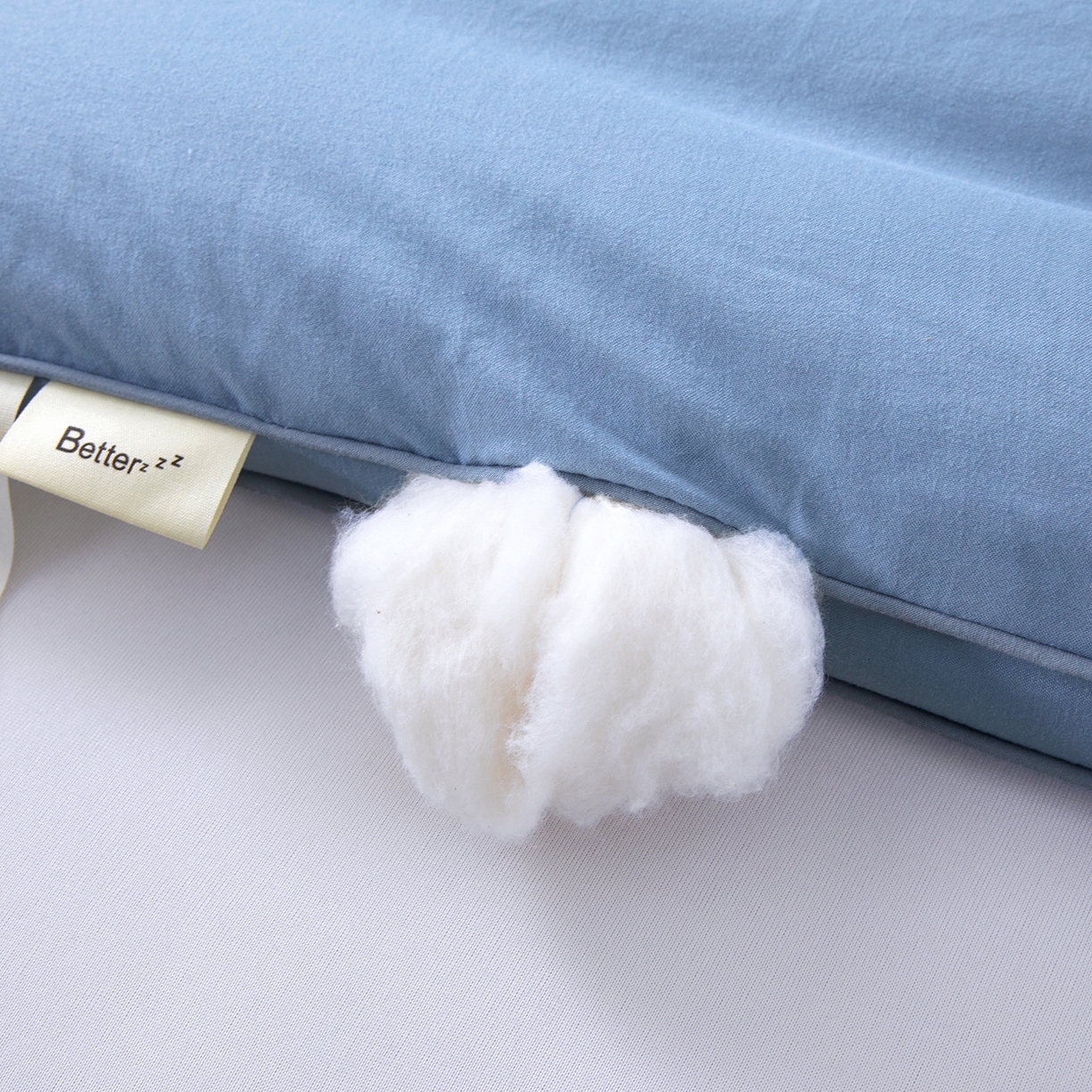 91家纺网 家纺一手货源 找家纺 思雅庭 2025新款原棉水洗棉新疆棉花被被子被芯 蔚蓝