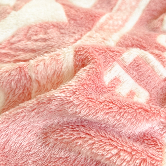 91家纺网 家纺一手货源 找家纺 川悦生活 2025新款立体雪花绒印花大床四件套系列二场景一 月桂-粉