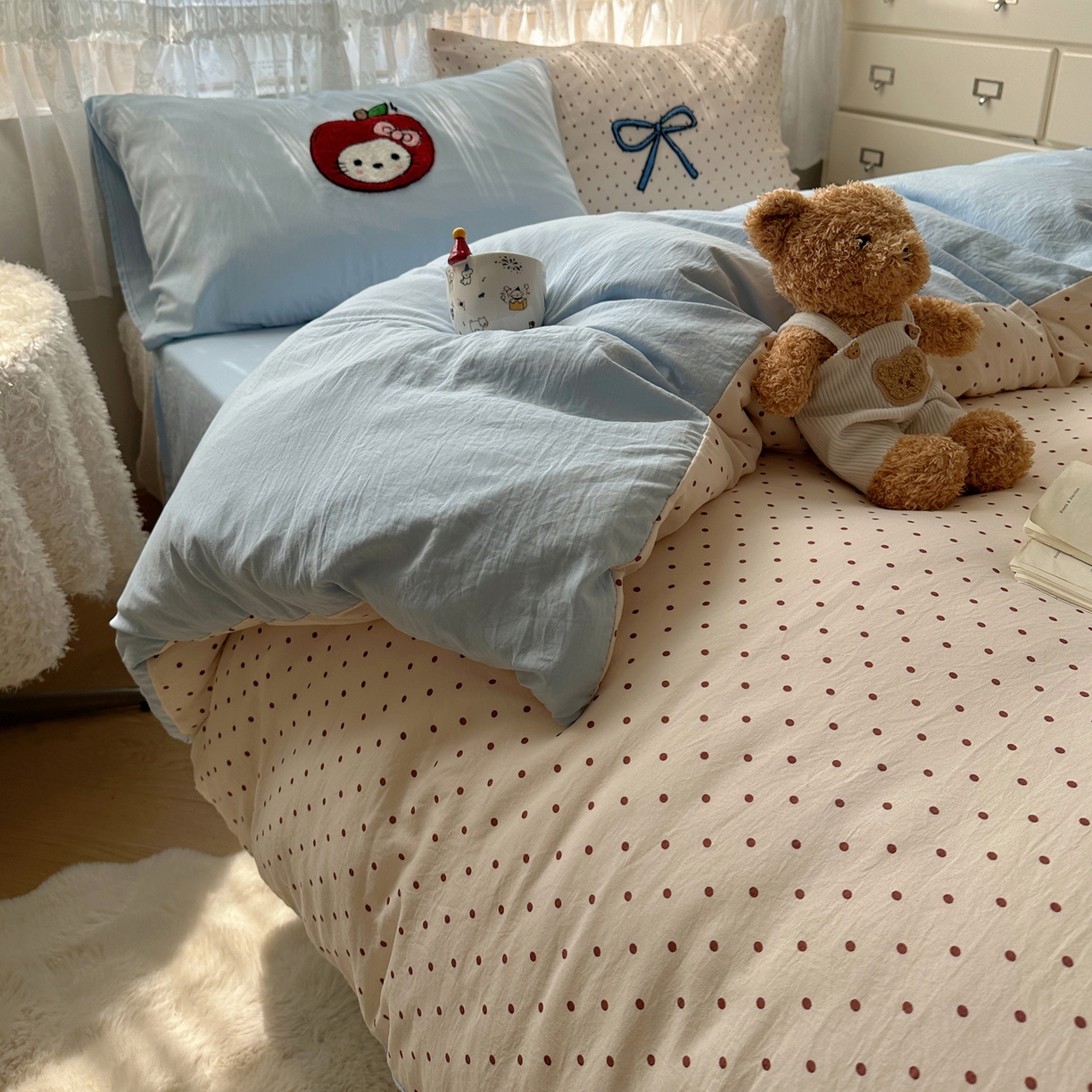 91家纺网 家纺一手货源 找家纺 （总）盼季家纺 2025年A类毛巾绣水洗棉床上用品四件套学生宿舍床单被套三件套（含买家秀）