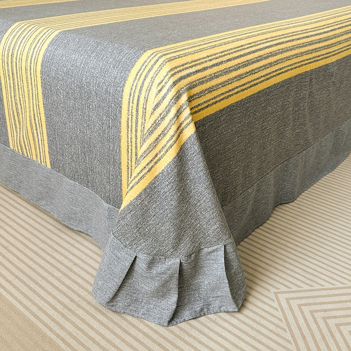 91家纺网 家纺一手货源 找家纺 名优家纺 2025新款全棉纯棉磨毛数码印花四件套 戴森-黄