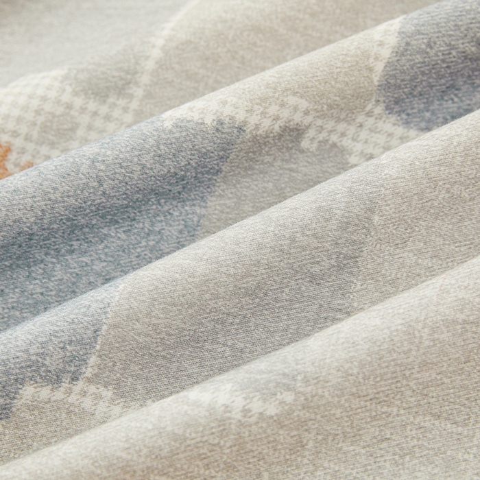 91家纺网 家纺一手货源 找家纺 名优家纺 2025新款全棉纯棉磨毛数码印花单被套单品被套被套单件 安格斯-粉