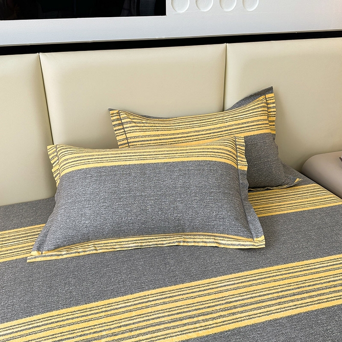 91家纺网 家纺一手货源 找家纺 名优家纺 2025新款全棉纯棉磨毛数码印花单被套单品被套被套单件 戴森-黄