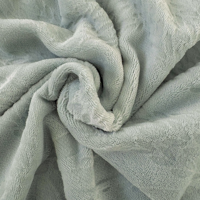 91家纺网 家纺一手货源 找家纺 潮邦创意家居 2025雕花牛奶绒压线毛毯-柔缦雕花 柔缦雕花-水蓝