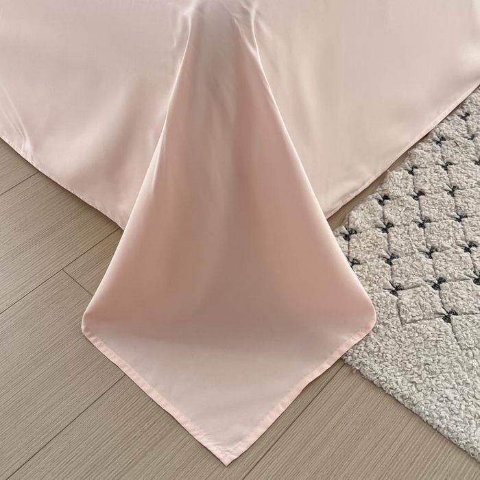 91家纺网 家纺一手货源 找家纺 （总）ab家纺 2025新款水洗棉绣花四件套-铃兰语