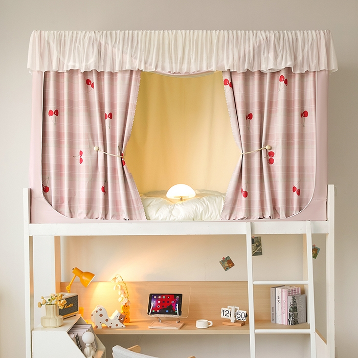 91家纺网 家纺一手货源 找家纺 （总）青竹苑 2025花边款覆膜遮光学生蚊帐