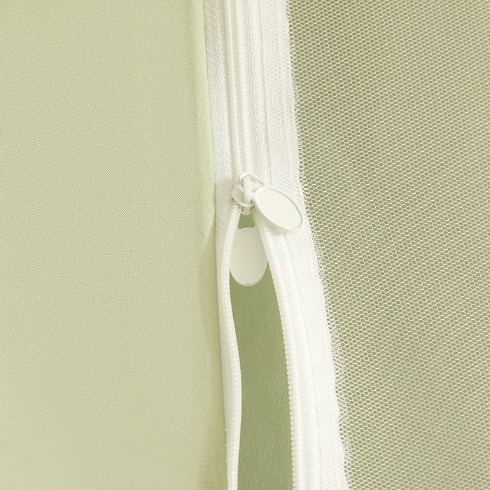 91家纺网 家纺一手货源 找家纺 青竹苑 2025花边款覆膜遮光学生蚊帐 小樱桃-绿