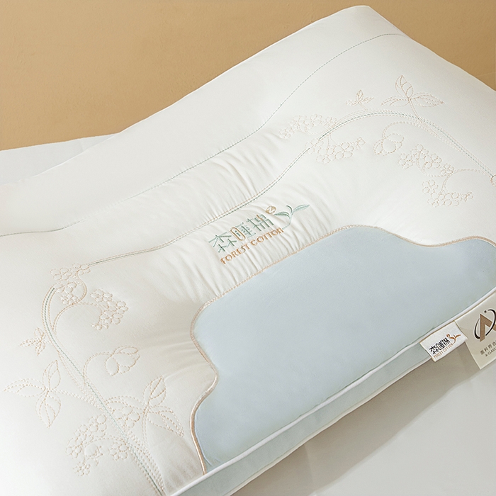 91家纺网 家纺一手货源 找家纺 鼎晟纺 2025新款森睡棉云柔护颈枕学生枕头成人枕芯单枕芯 森睡棉护颈枕-时尚蓝