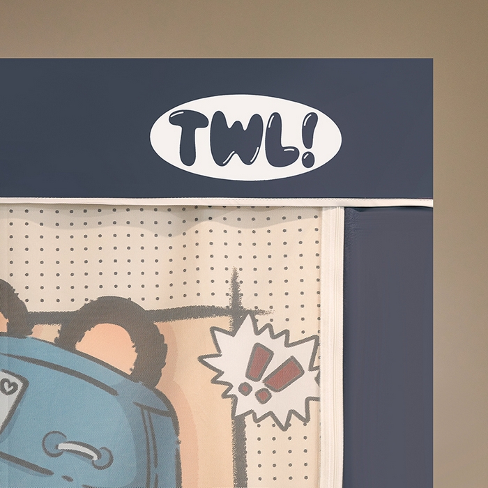 91家纺网 家纺一手货源 找家纺 青竹苑 2025新款覆膜遮光印花学生坐床蚊帐 布露露