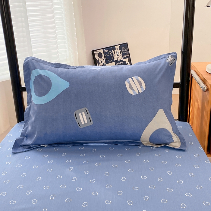 91家纺网 家纺一手货源 找家纺 锦润家纺2025新款全棉13372学生三件套纯棉宿舍六件套 心灵空间