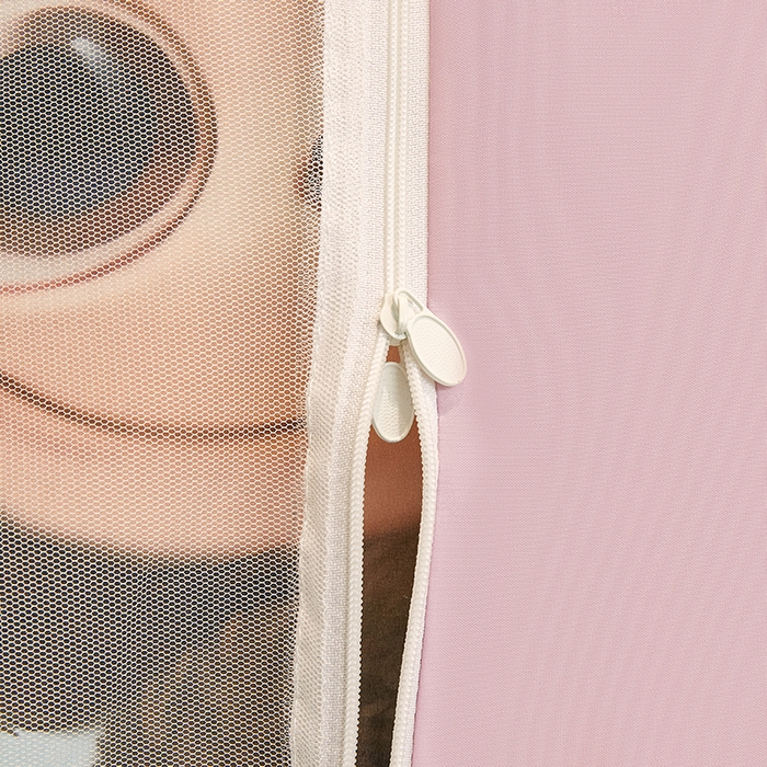 91家纺网 家纺一手货源 找家纺 青竹苑 2025新款覆膜遮光印花学生坐床蚊帐 童话园