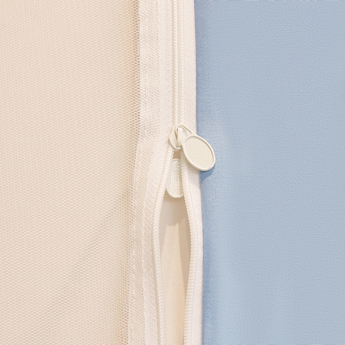 91家纺网 家纺一手货源 找家纺 青竹苑 2025新款覆膜遮光印花学生坐床蚊帐 小兔兔