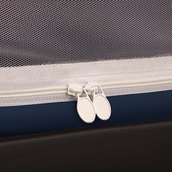 91家纺网 家纺一手货源 找家纺 青竹苑 2025新款覆膜遮光印花学生坐床蚊帐 藏青