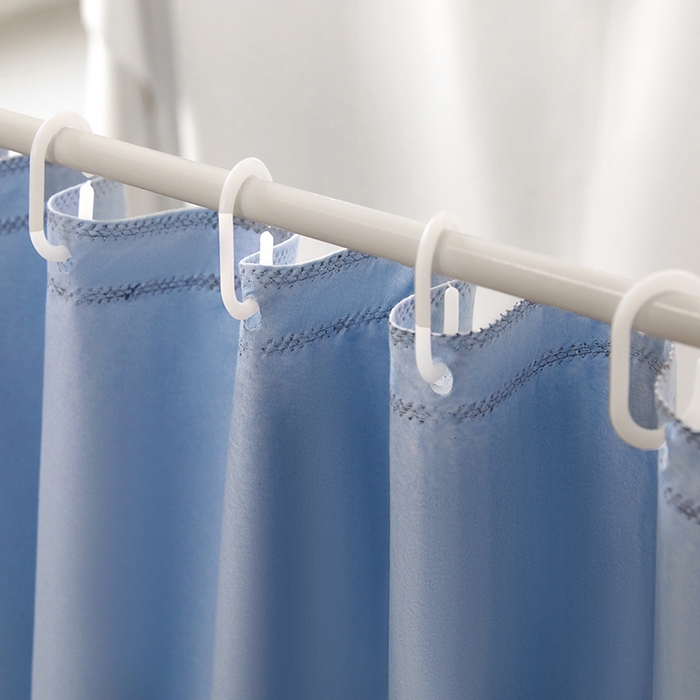 91家纺网 家纺一手货源 找家纺 青竹苑 2025新款覆膜遮光印花学生坐床蚊帐 蓝