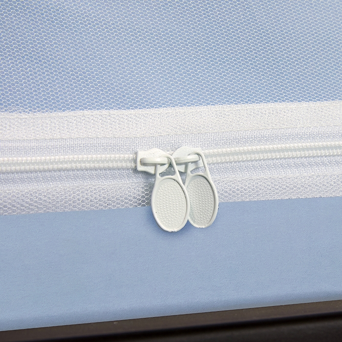 91家纺网 家纺一手货源 找家纺 青竹苑 2025新款覆膜遮光印花学生坐床蚊帐 蓝