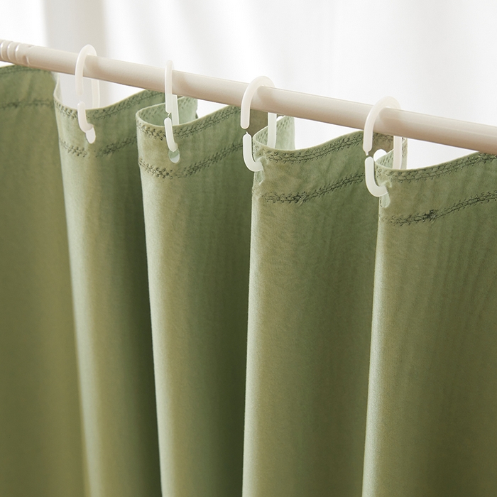 91家纺网 家纺一手货源 找家纺 青竹苑 2025新款覆膜遮光印花学生坐床蚊帐 绿