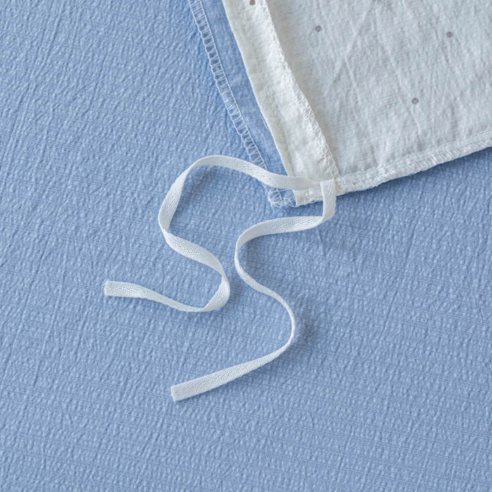 91家纺网 家纺一手货源 找家纺 奇丝雅 2025新款A类有氧超柔云感双层纱皱皱纱学生宿舍三件套家用四件套单被套 艾尼熊