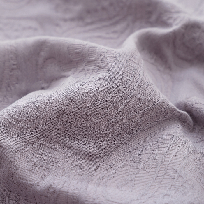 91家纺网 家纺一手货源 找家纺 朴尔家纺-毛巾被 2025新款浮雕凤尾花纯色全棉纯棉三层纱布枕巾单枕巾枕巾单件 浮雕凤尾花-深灰