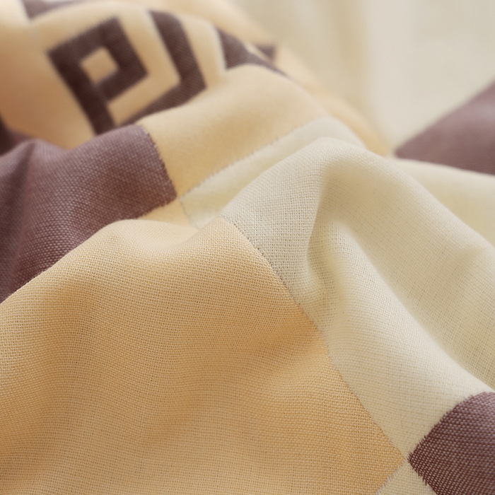 91家纺网 家纺一手货源 找家纺 朴尔家纺-毛巾被 2025新款格致系列全棉纯棉加厚六层纱布枕巾单枕巾枕巾单件 海派绅士-红 52x78cm枕巾一对