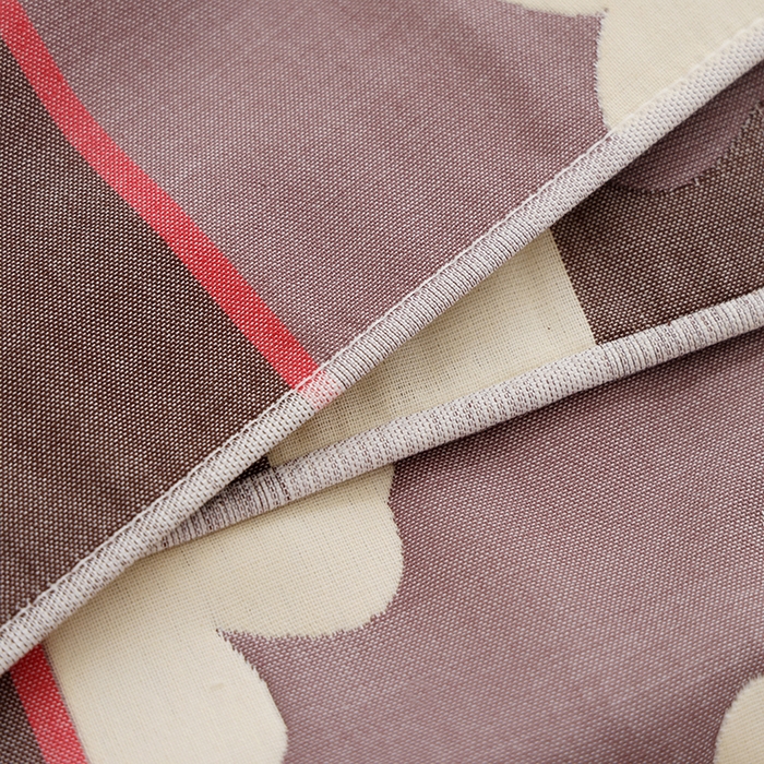 91家纺网 家纺一手货源 找家纺 朴尔家纺-毛巾被 2025新款格致系列全棉纯棉加厚六层纱布枕巾单枕巾枕巾单件 世家花园-红 52x78cm枕巾一对