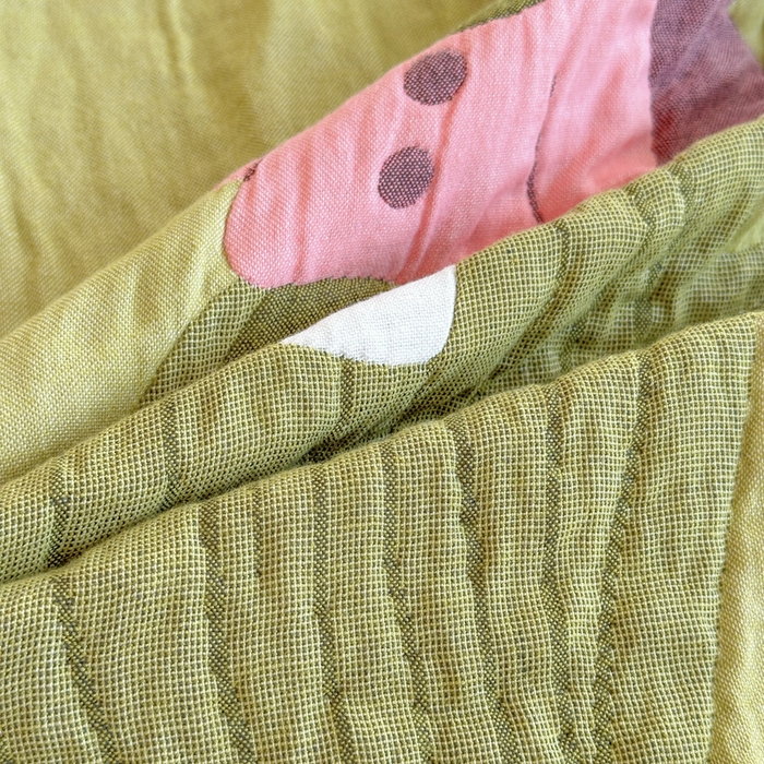 91家纺网 家纺一手货源 找家纺 朴尔家纺-毛巾被 2025新款韩版花边卡通水洗起皱纯棉四层纱布枕巾单枕巾枕巾单件 精灵女孩 52x78cm枕巾一对