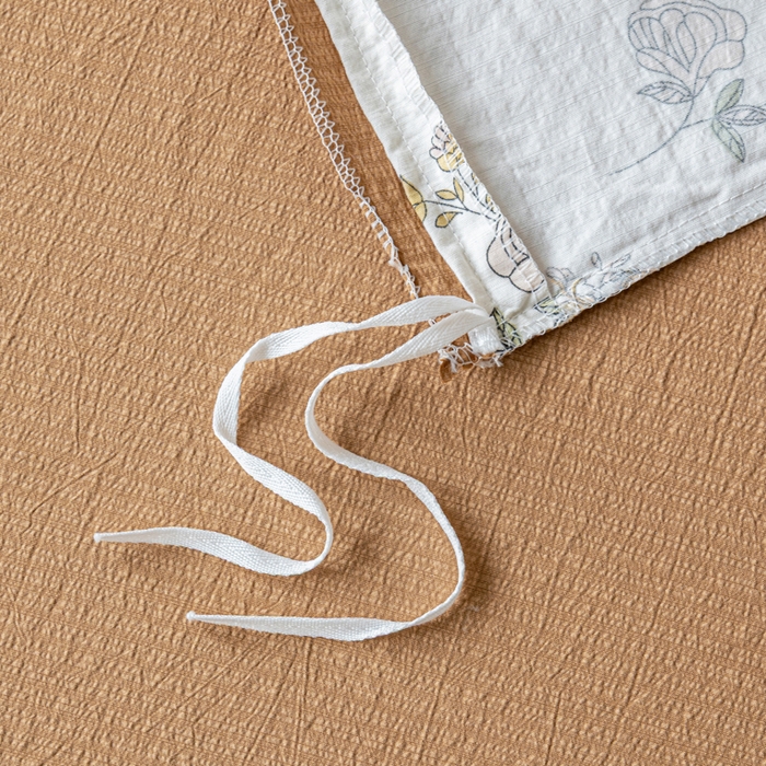 91家纺网 家纺一手货源 找家纺 奇丝雅 2025新款A类有氧超柔云感双层纱皱皱纱学生宿舍三件套家用四件套单被套 山茶花