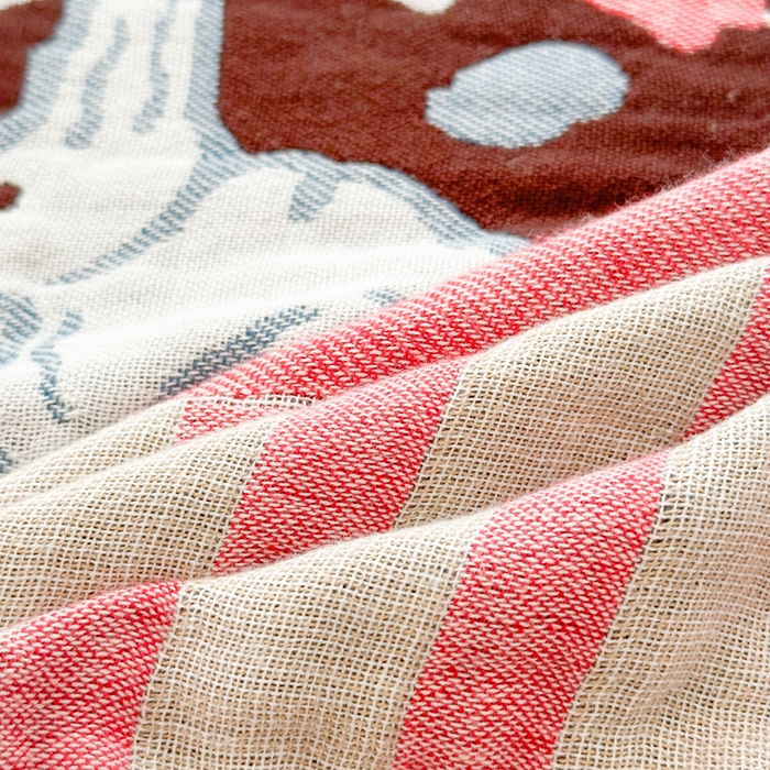 91家纺网 家纺一手货源 找家纺 朴尔家纺-毛巾被 2025新款全棉纯棉多柔AB版定位四层纱布枕巾单枕巾枕巾单件 童年记忆 52x75cm枕巾一对