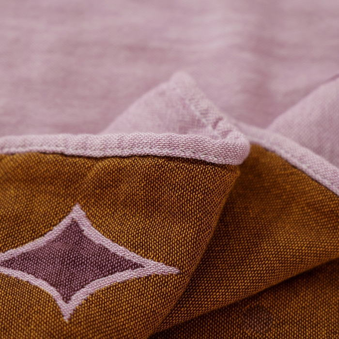 91家纺网 家纺一手货源 找家纺 朴尔家纺-毛巾被 2025新款全棉纯棉欣软系列定位四层加厚柔软纱布枕巾单枕巾枕巾单件 星光熊 52x75cm枕巾一对