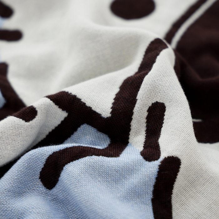 91家纺网 家纺一手货源 找家纺 朴尔家纺-毛巾被 2025新款全棉纯棉欣软系列定位四层加厚柔软纱布枕巾单枕巾枕巾单件 雪瑞瑞 52x75cm枕巾一对