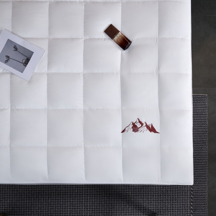 91家纺网 家纺一手货源 找家纺 岚司羽 2025新款小糯米羽绒单品床笠床笠单件单床笠 小糯米-白色